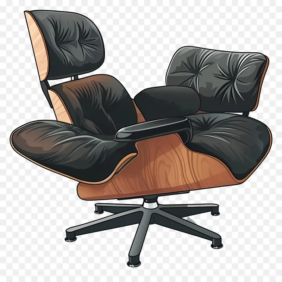 Eames Lounge Chair，Charles Eames PNG