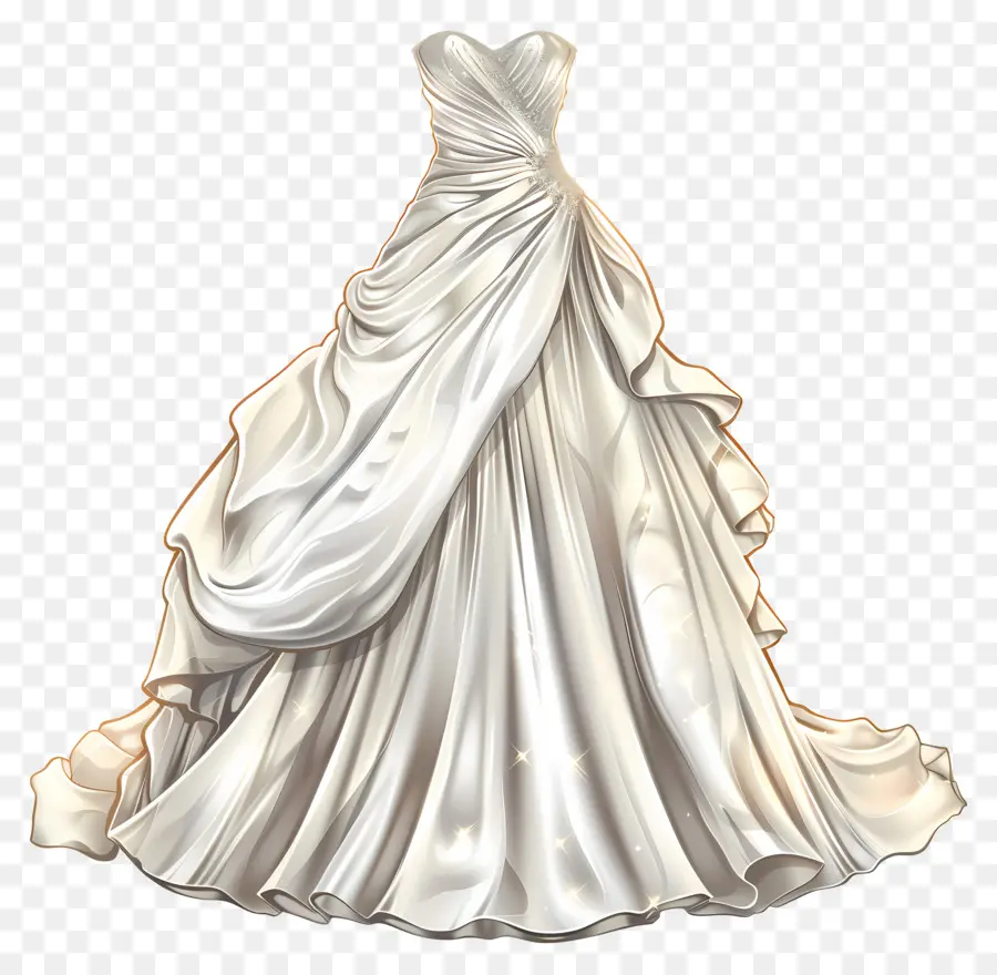 Vestido De Noiva De Aline，Vestido De Casamento Branco PNG