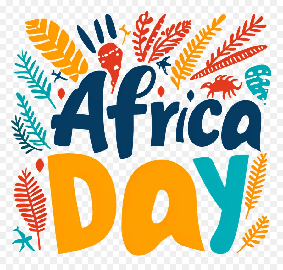 Dia Da áfrica，Texto De Design PNG