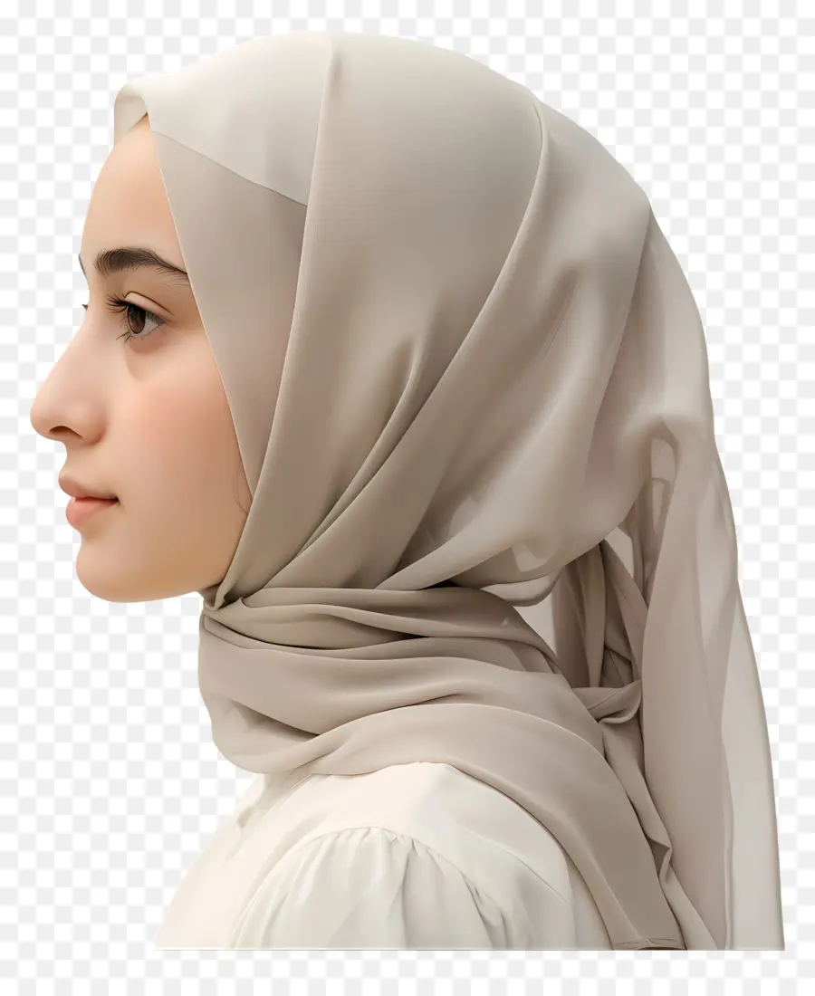 Tons Neutros Hijab，Hijab PNG