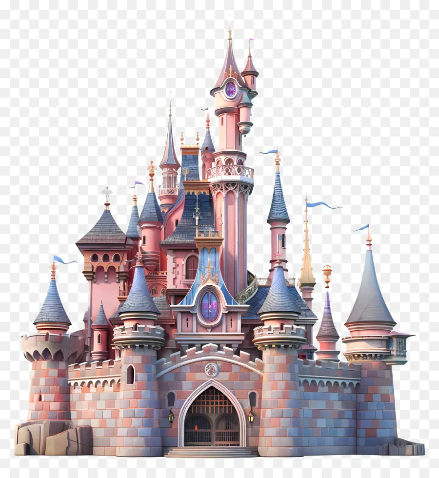 A Disney Castle，Castelo De Conto De Fadas PNG