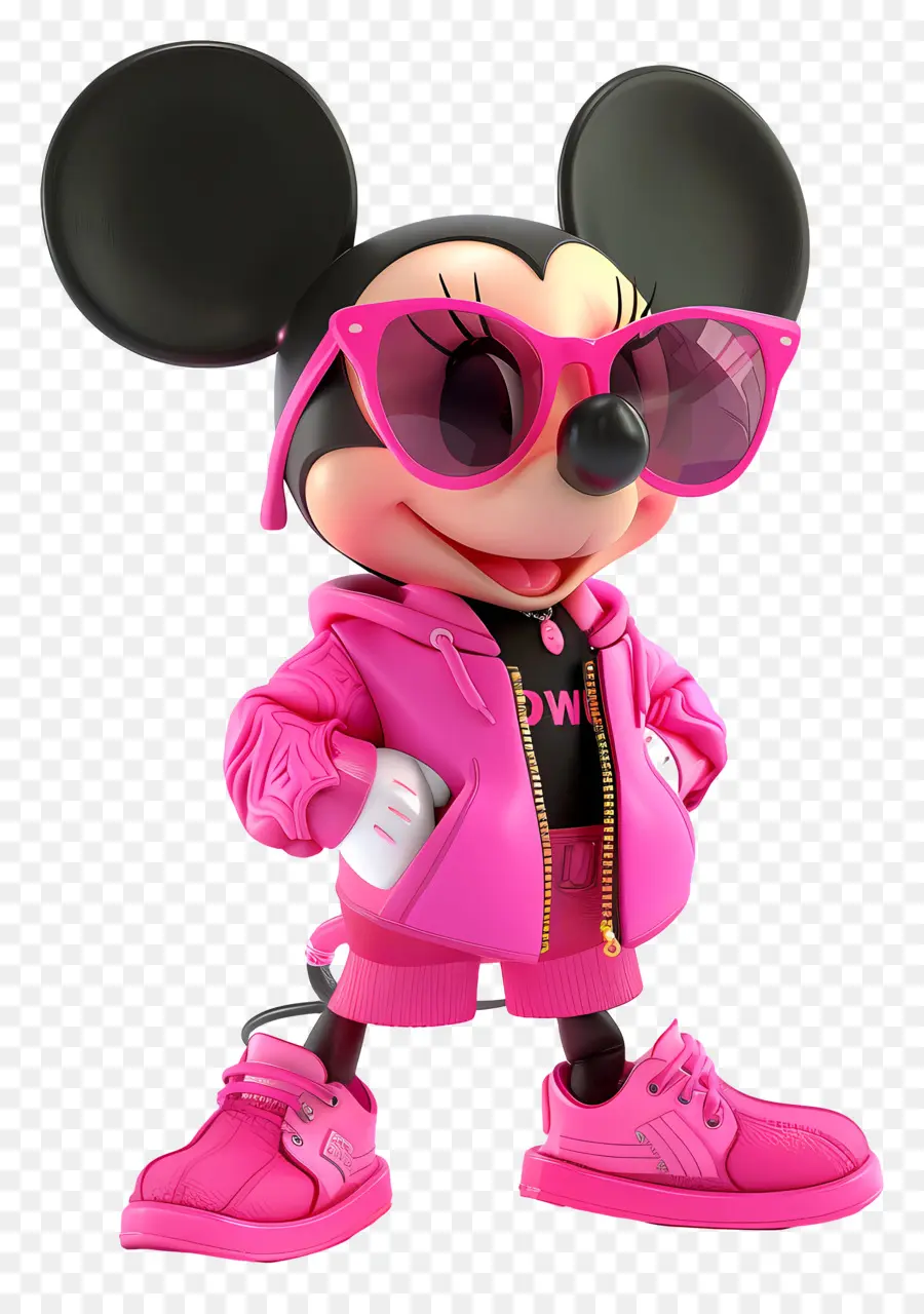Mouse Minnie Rosa，Personagem De Desenho Animado PNG
