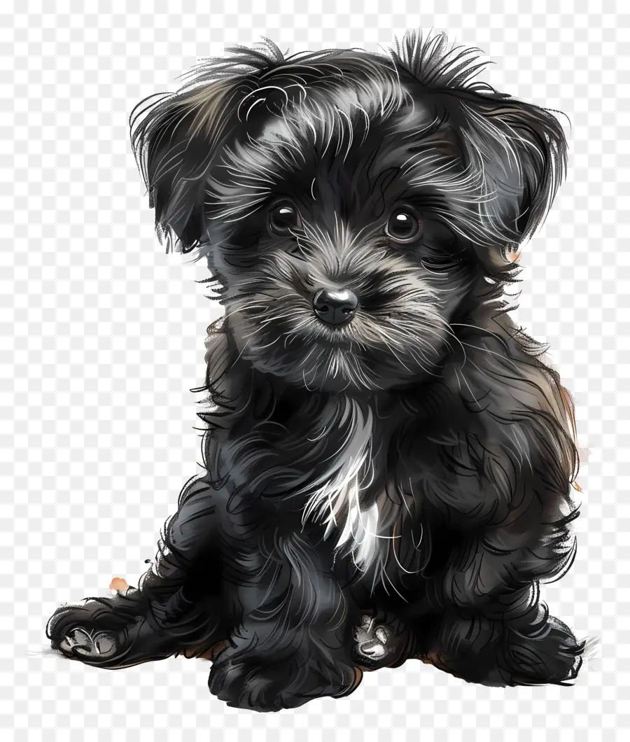 Cachorrinho Fofo，Cachorro Preto PNG