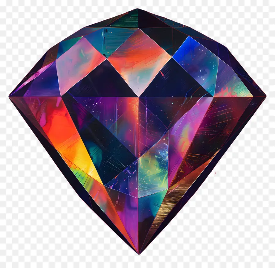 Iridescência，Diamante PNG