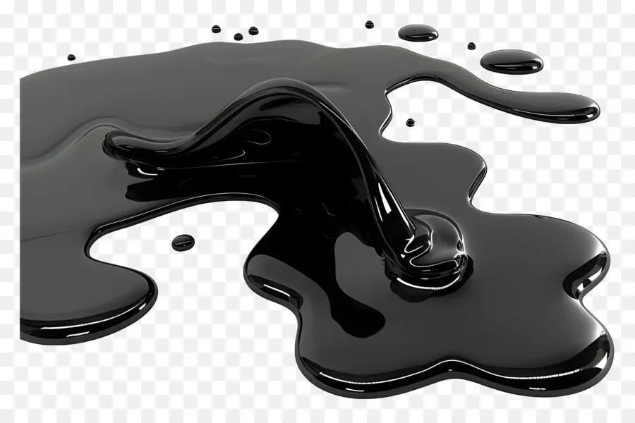 óleo Negro，O Líquido Escuro PNG