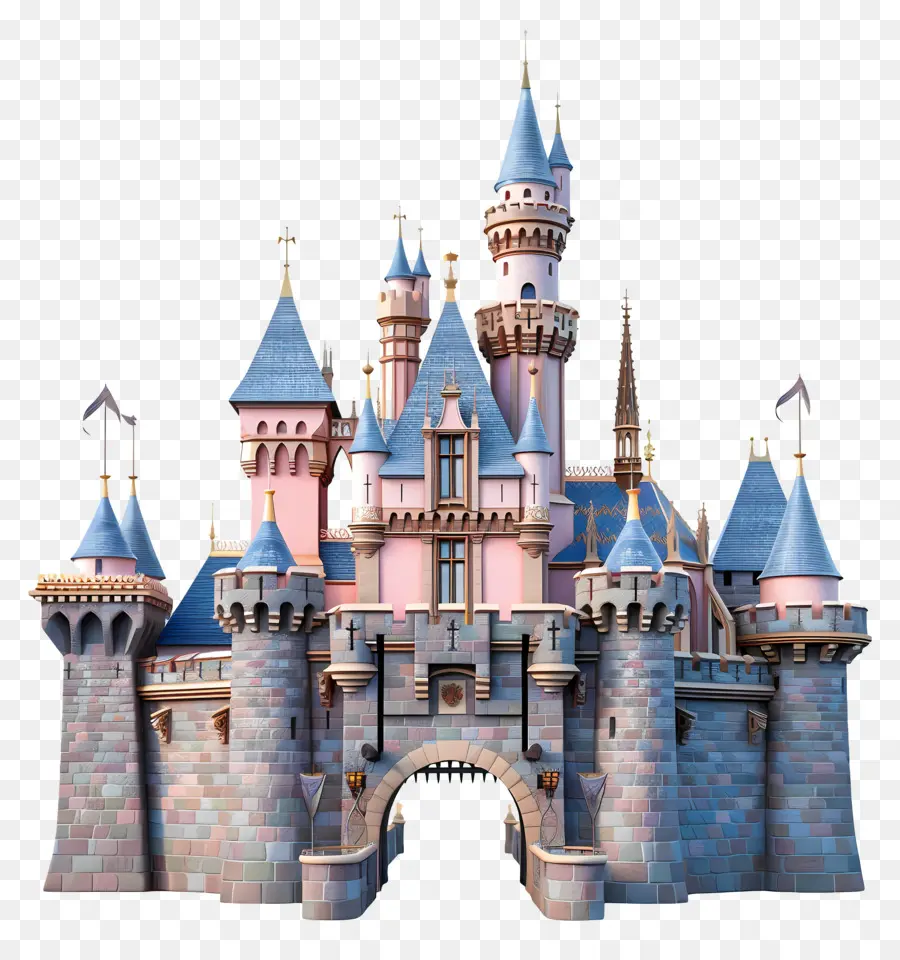 A Disney Castle，A Disneyland PNG