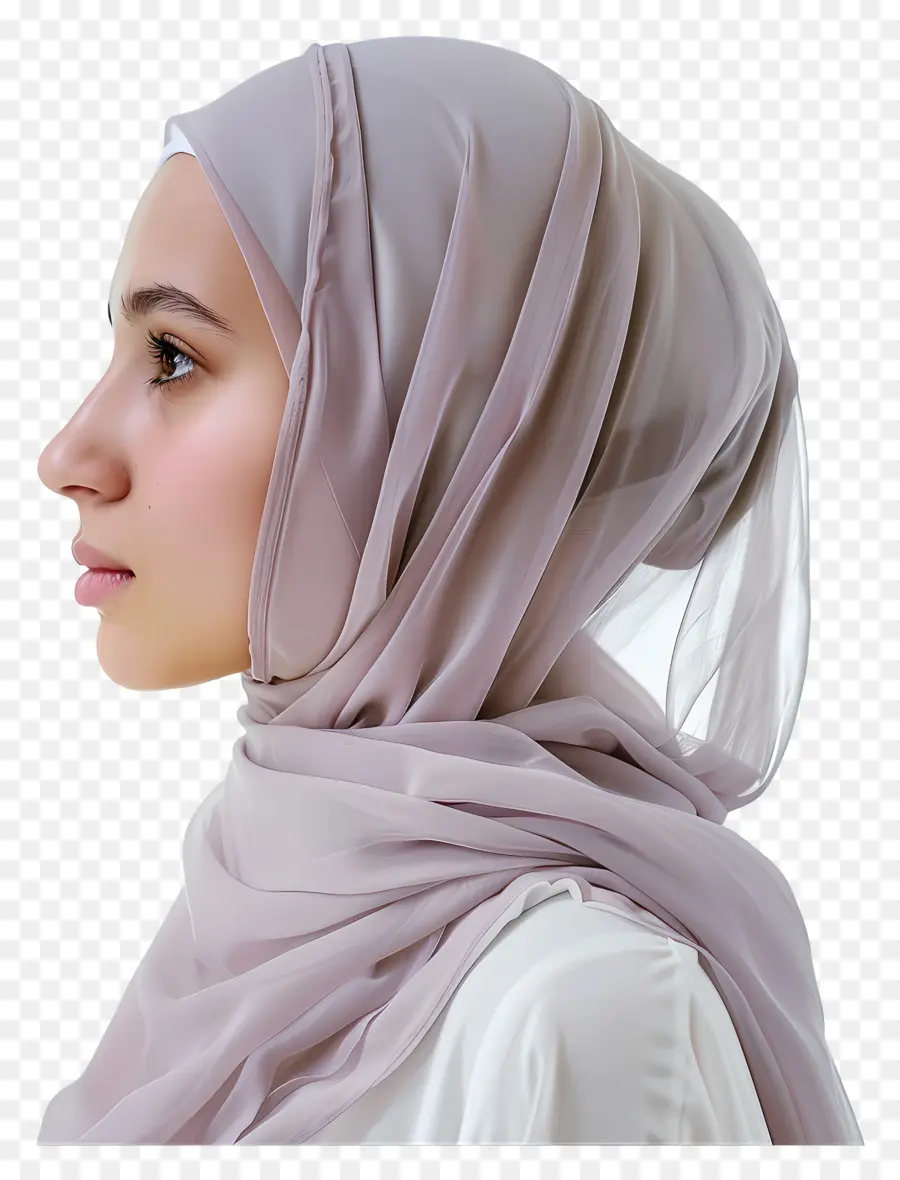 Hijab Pastéis，Hijab Moda PNG