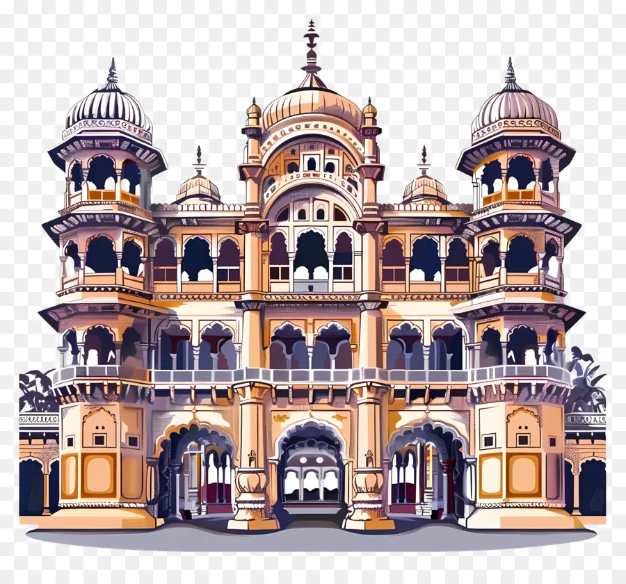 Mysore Palace，Edifício Ornamentado PNG