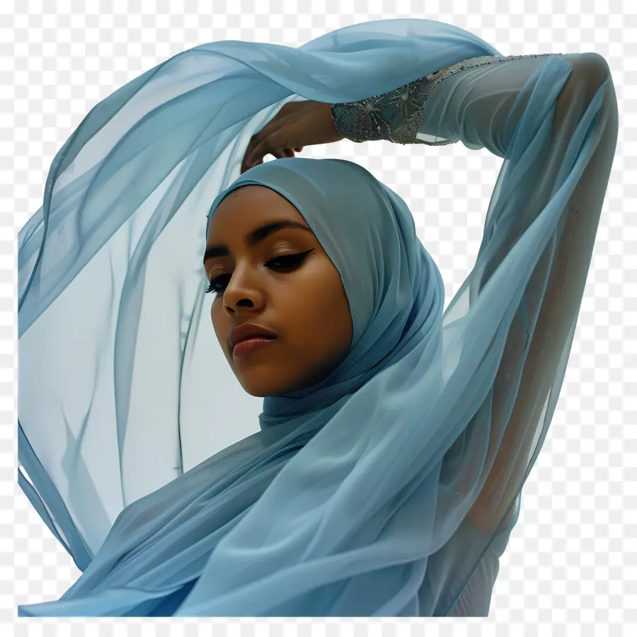 Retrato Mulher Hijab，Women PNG