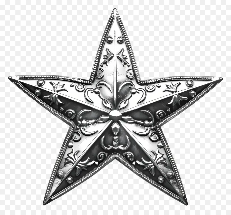 Estrela De Prata，Estrela De Metal PNG