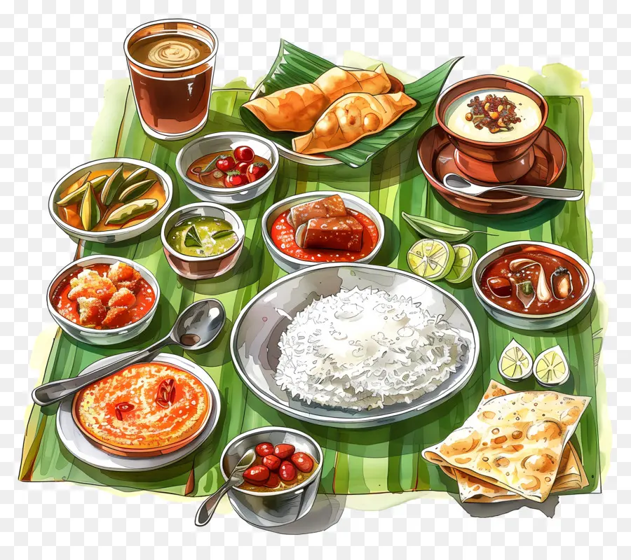Café Da Manhã De Kerala，Alimentos PNG