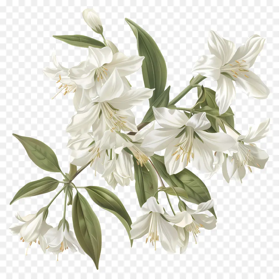 Deutzia Gracilis，Flores De Jasmim PNG