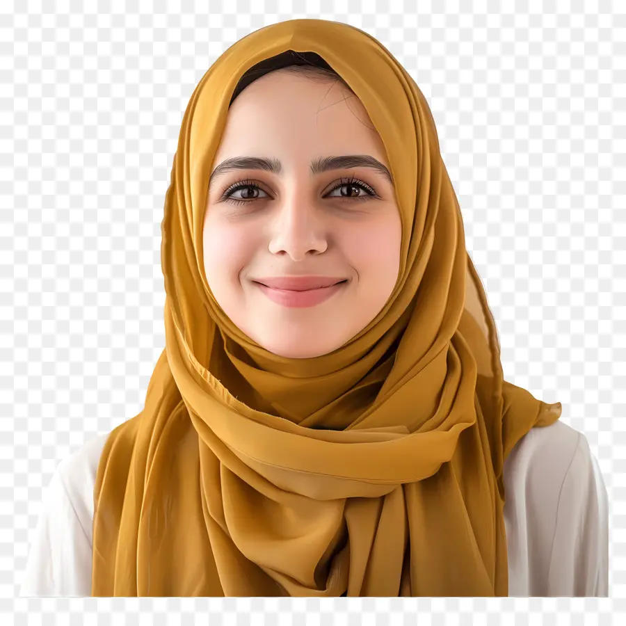 Hijab Dourado，Hijab PNG
