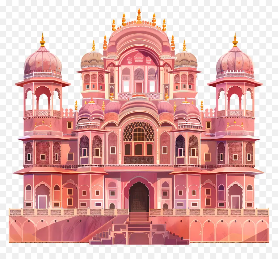 Palácio De Jaipur，Arquitetura Histórica PNG