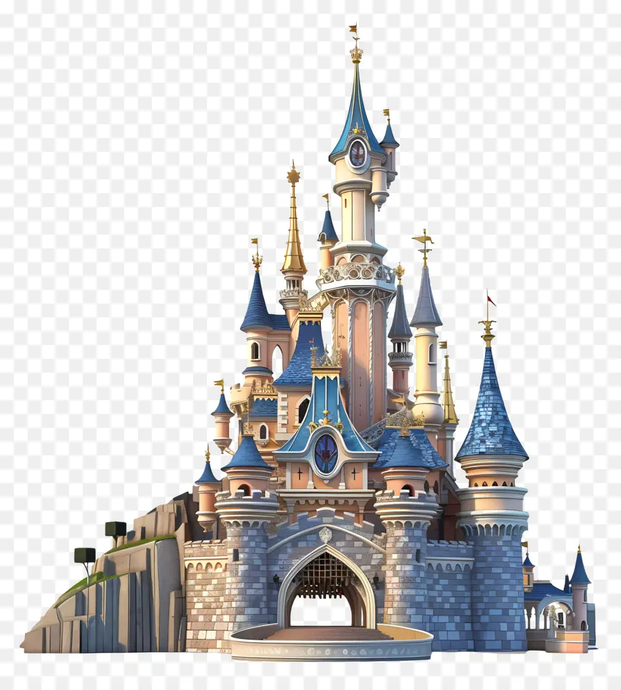 A Disney Castle，A Disneyland PNG