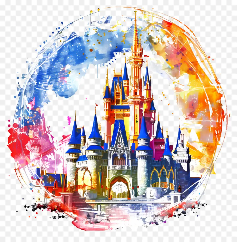 A Disney Castle，A Bela Adormecida PNG