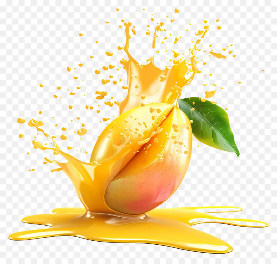 Mango Inicial，Suco De Laranja PNG