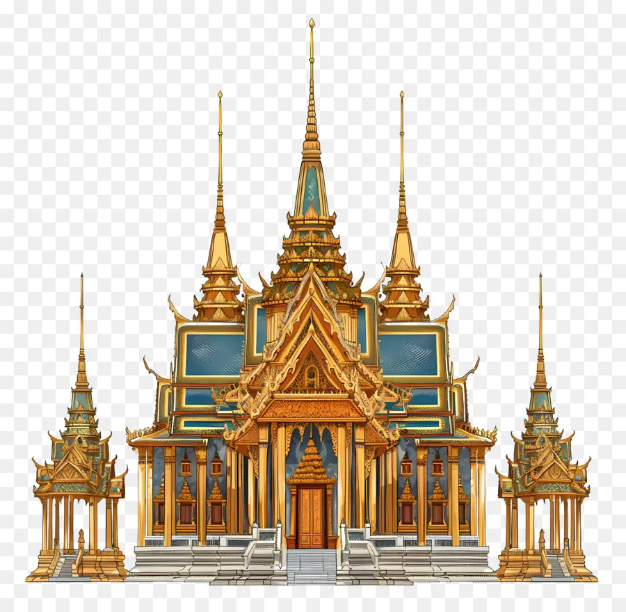 Grand Palace，Grande Palácio Bangkok PNG