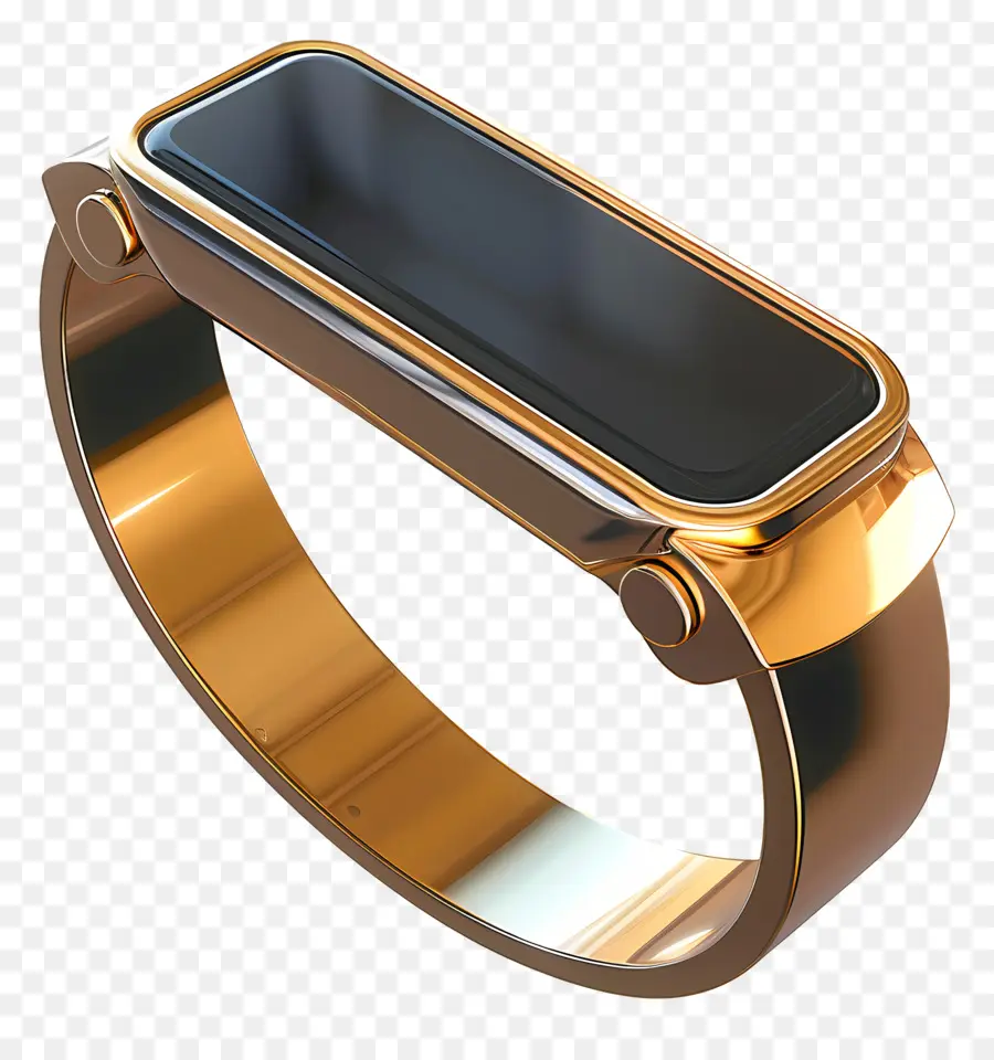 Fitbit，Relógio De Ouro PNG