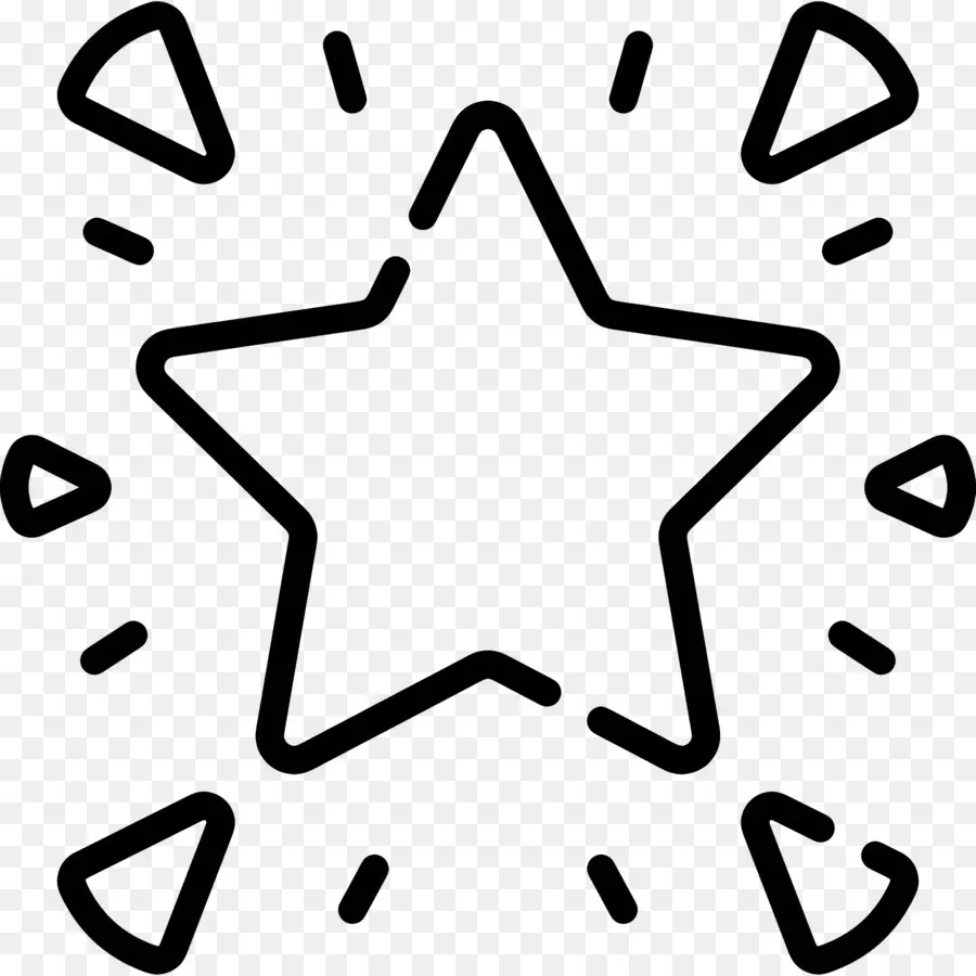 Estrela Logotipo，Fotografia Em Preto E Branco PNG