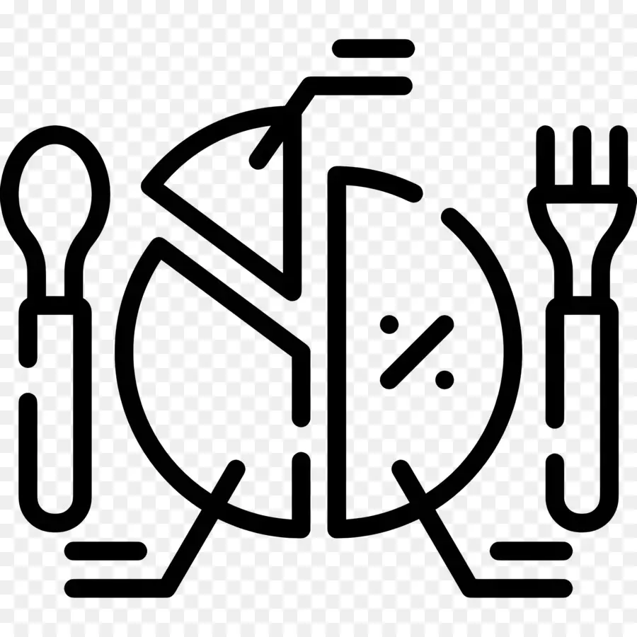 Alimentos Logotipo，Preto PNG