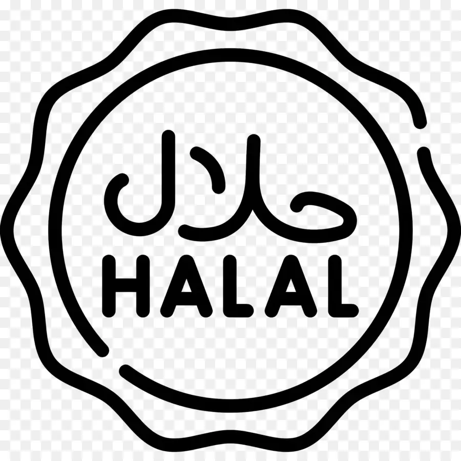 Halal Logotipo，Silhueta PNG