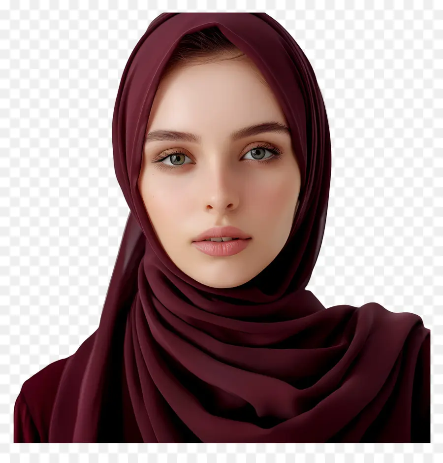 Hijab Girl，Muçulmano PNG