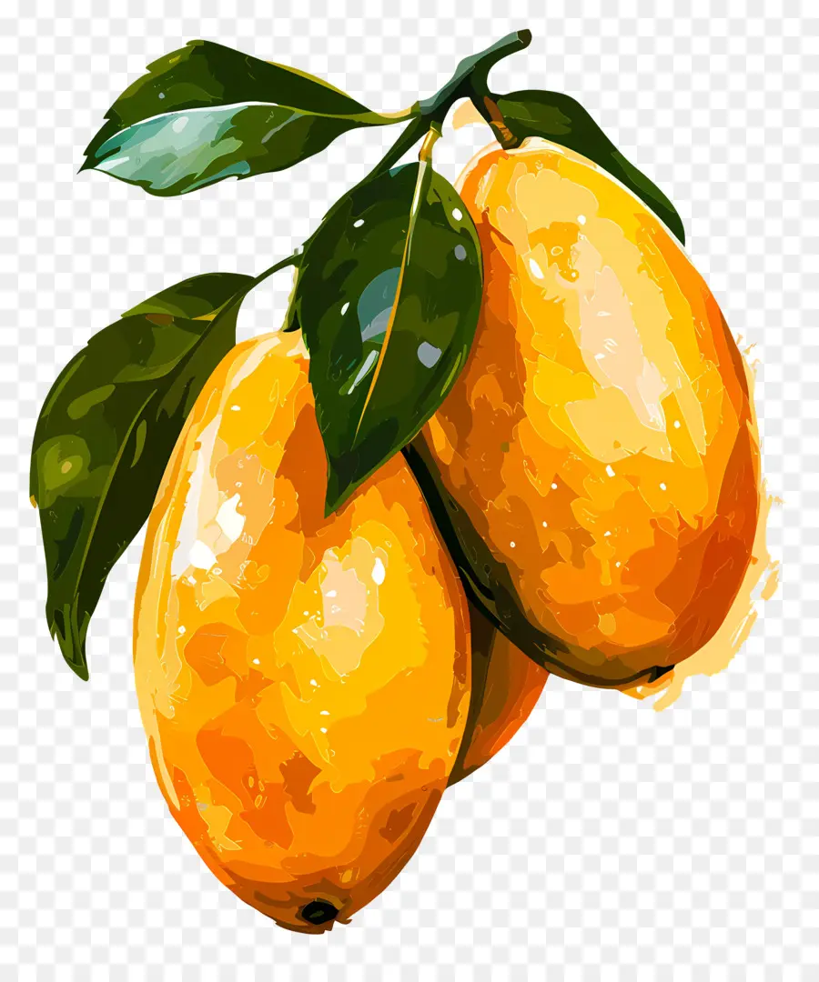 Alphonso Mango，Limão Pintura PNG