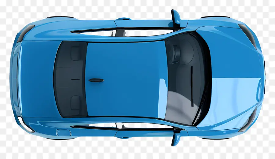 Vista Para Cima Do Carro Azul，Carro Desportivo PNG