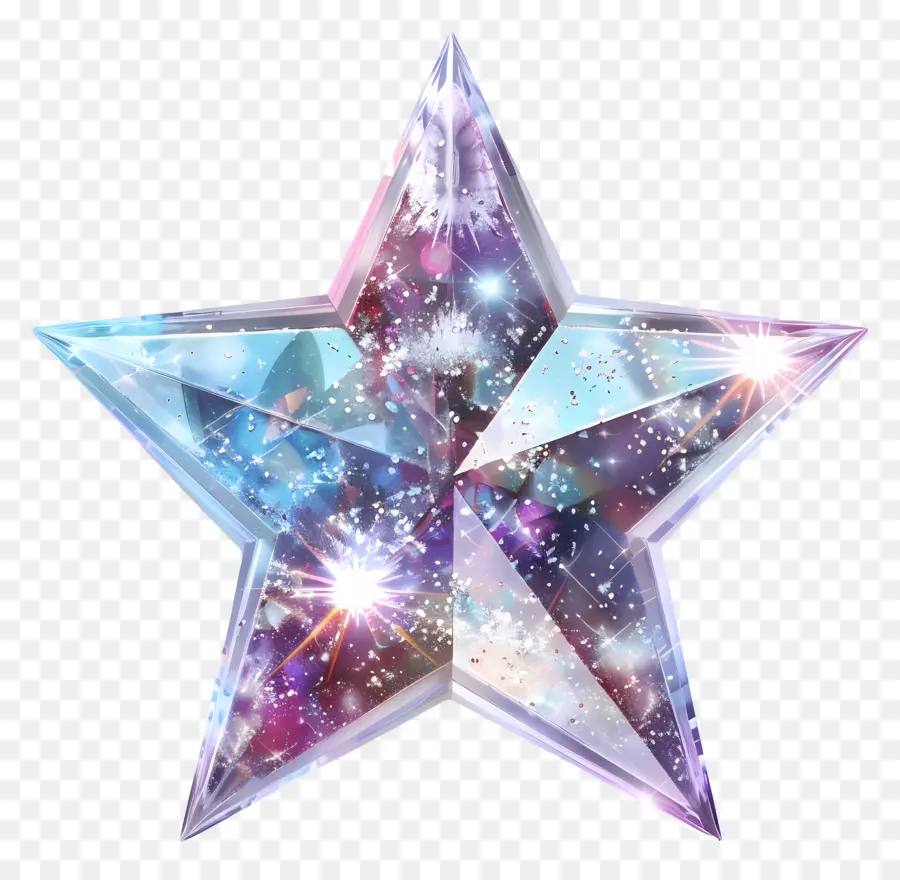 Brilham Estrelas，Estrela De Vidro PNG