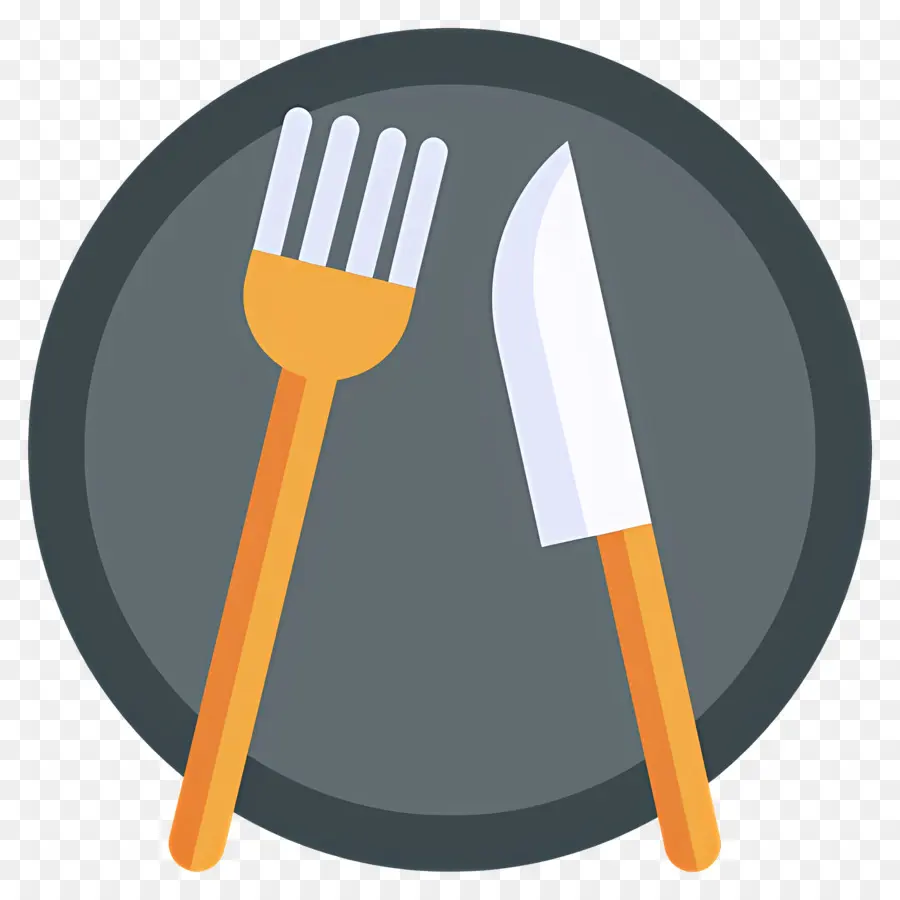 Alimentos Logotipo，Faca PNG