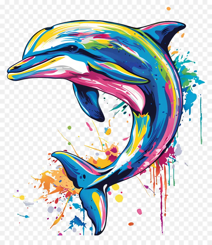 Cartoon Dolphin，Dolphin PNG