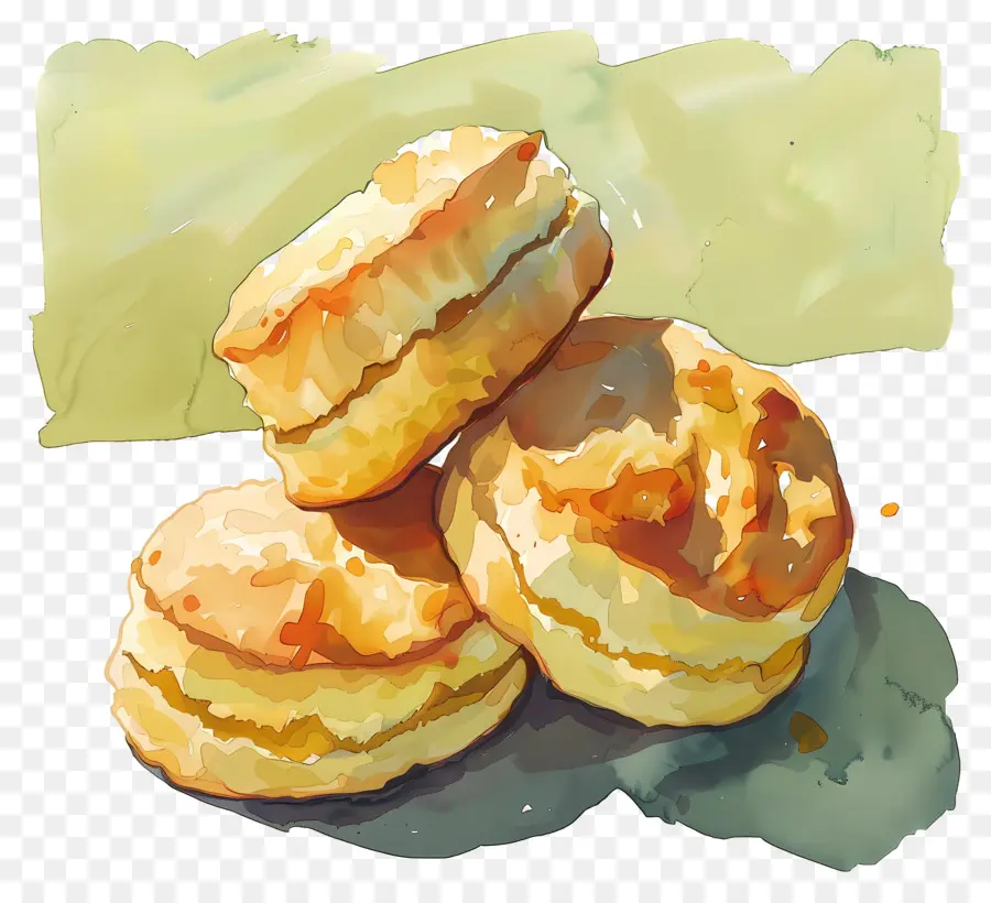 Scones，Pintura Em Aquarela PNG