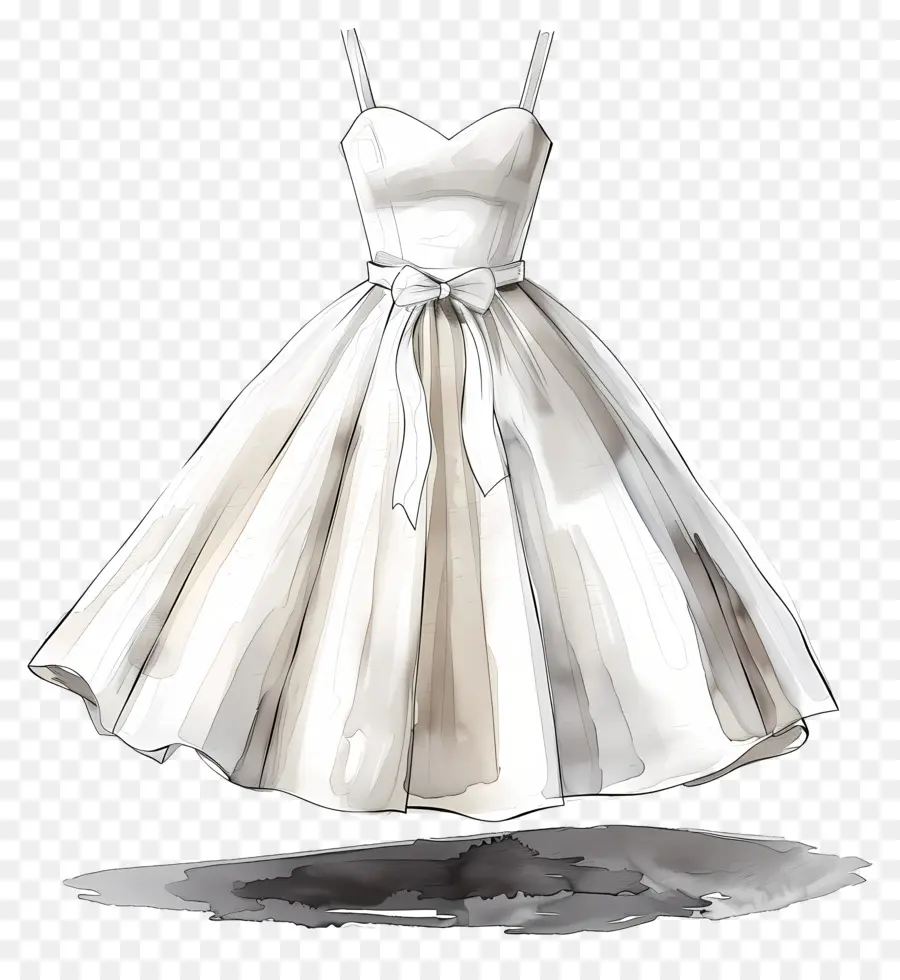 Vestido De Noiva Curto，Vestido Branco PNG
