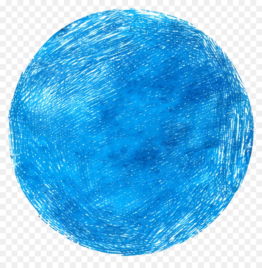 Círculo Azul，Ilusão PNG