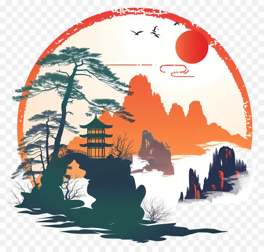 China，Natureza PNG