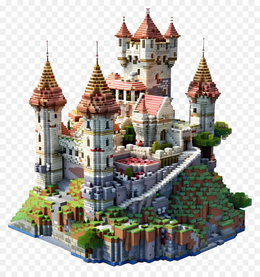 Castelo De Minecraft，Castelo PNG