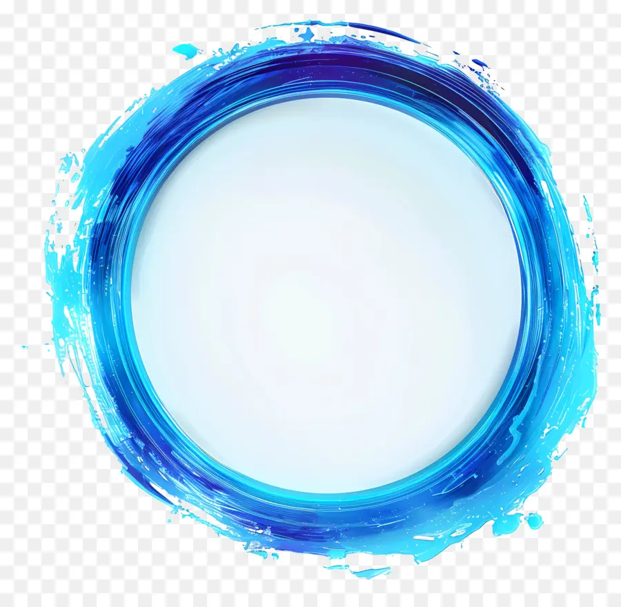 Círculo Azul，A Arte Abstrata PNG