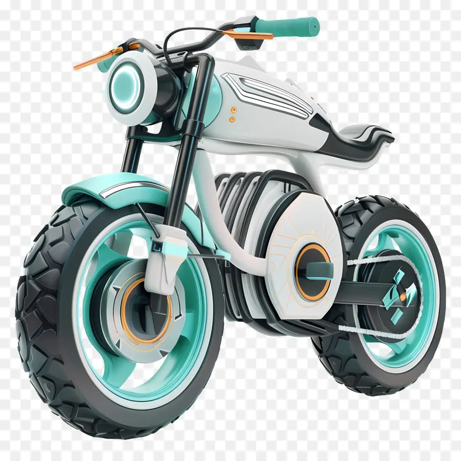 Electric Bike，Motocicleta Futurista PNG