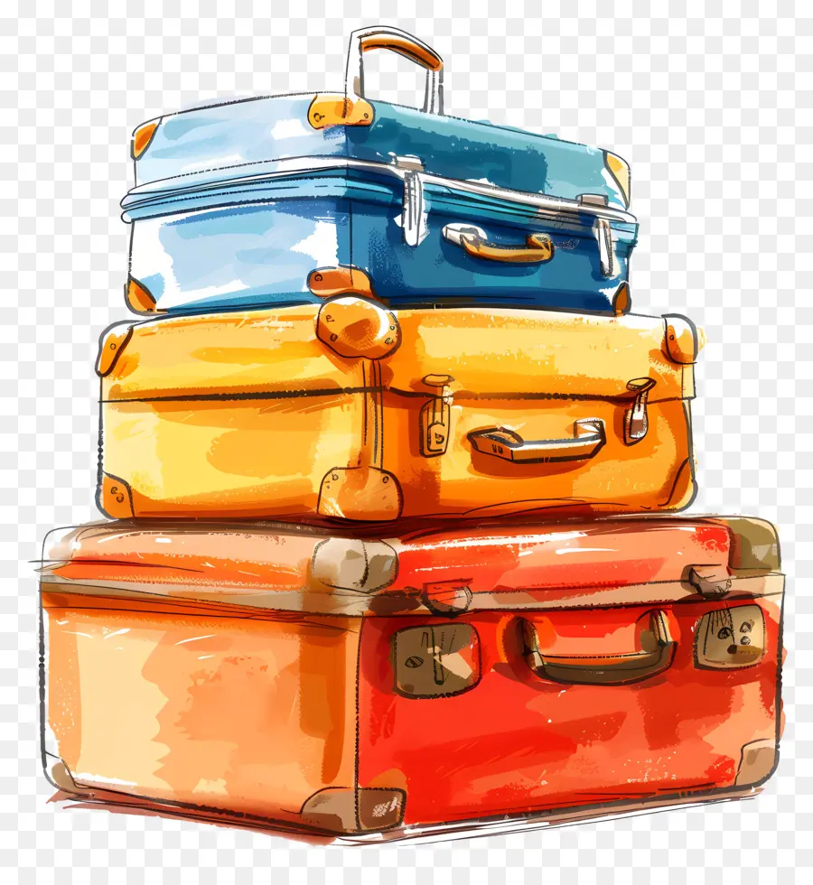 Luggage，Viagens PNG