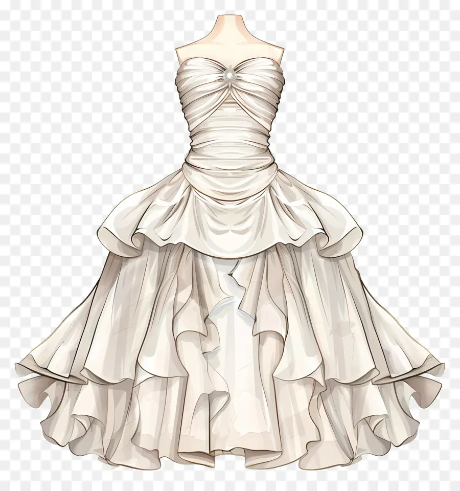 Vestido De Noiva Curto，Vestido De Noiva PNG