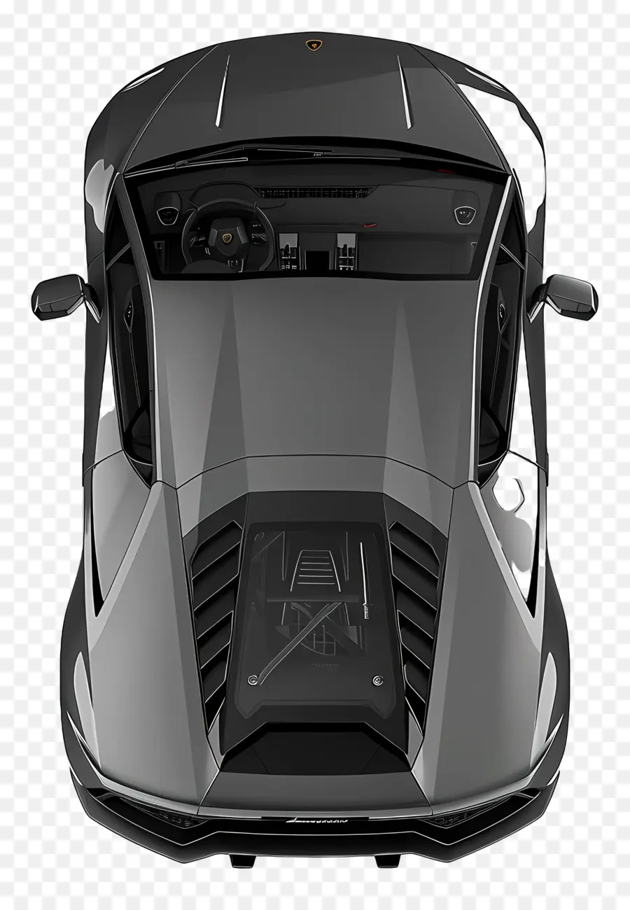 Vista De Cima Do Carro，Porsche 918 Spyder PNG