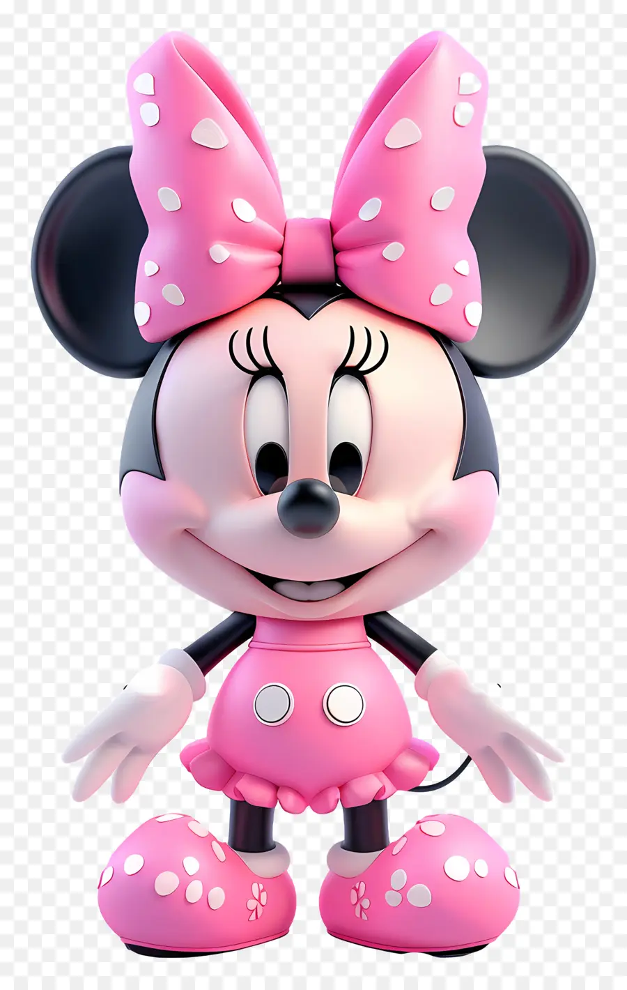 Mouse Minnie Rosa，Personagem De Desenho Animado PNG