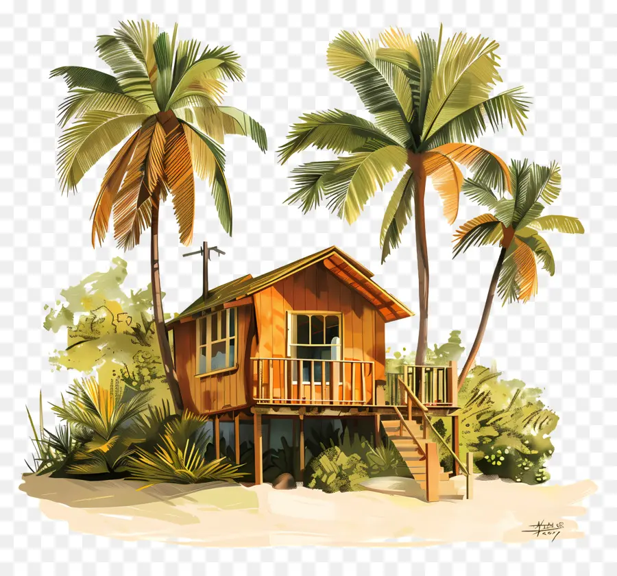 Casa De Praia，Floresta Tropical PNG