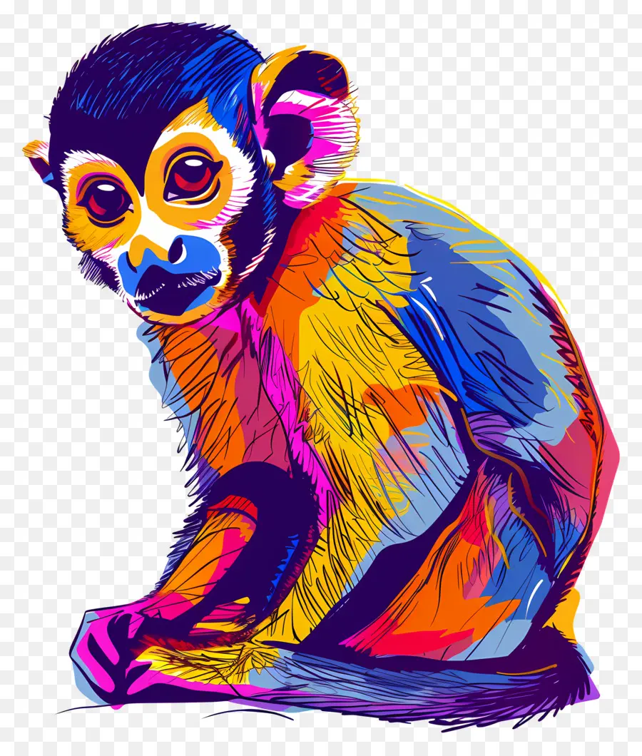 Macaco De Esquilo，Macaco PNG