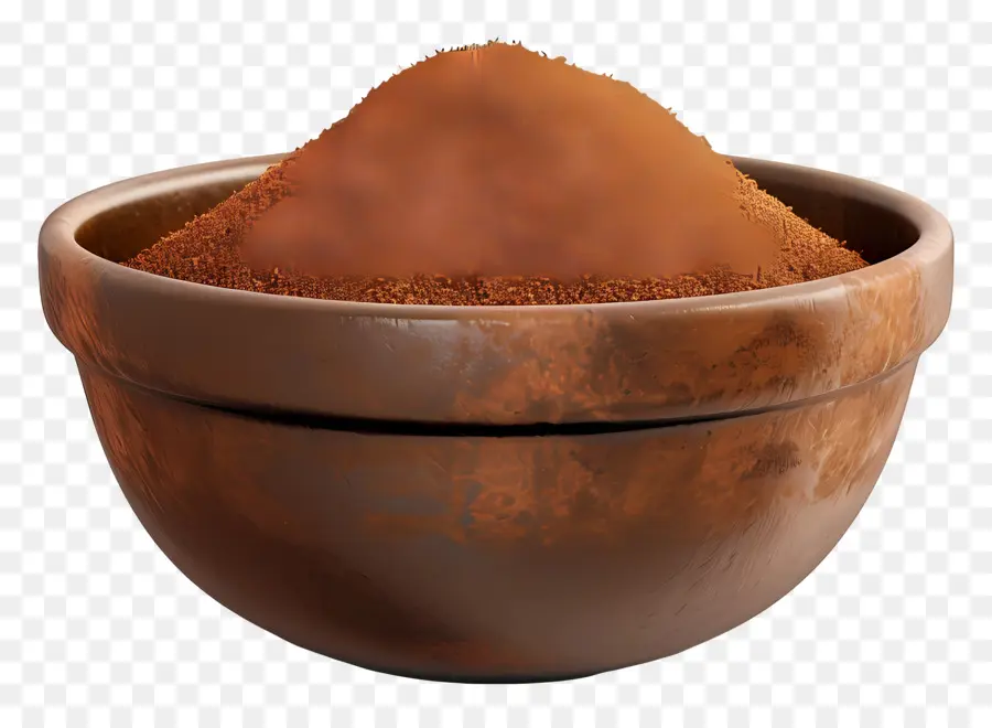 Canela Em Pó，Pó Marrom Escuro PNG