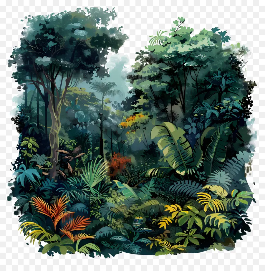 Floresta Exuberante，Selva PNG