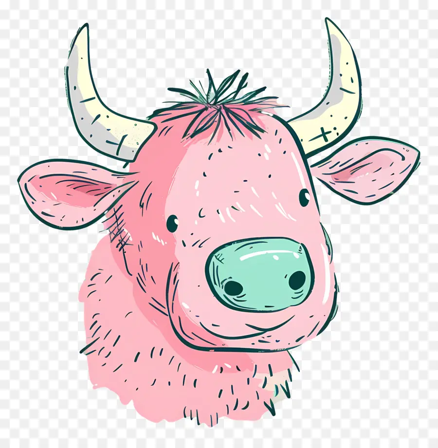 Bull，Cor De Rosa Vaca PNG