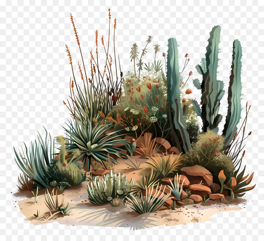 Vegetação Do Deserto，Cactus PNG