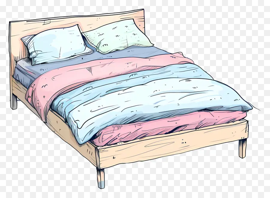 Cama，Travesseiro PNG